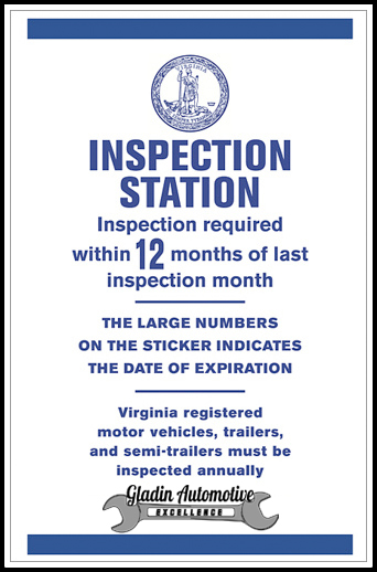 Petersburg VA State Inspection